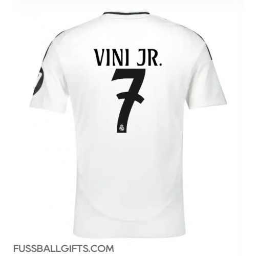 Real Madrid Vinicius Junior #7 Fußballbekleidung Heimtrikot 2024-25 Kurzarm